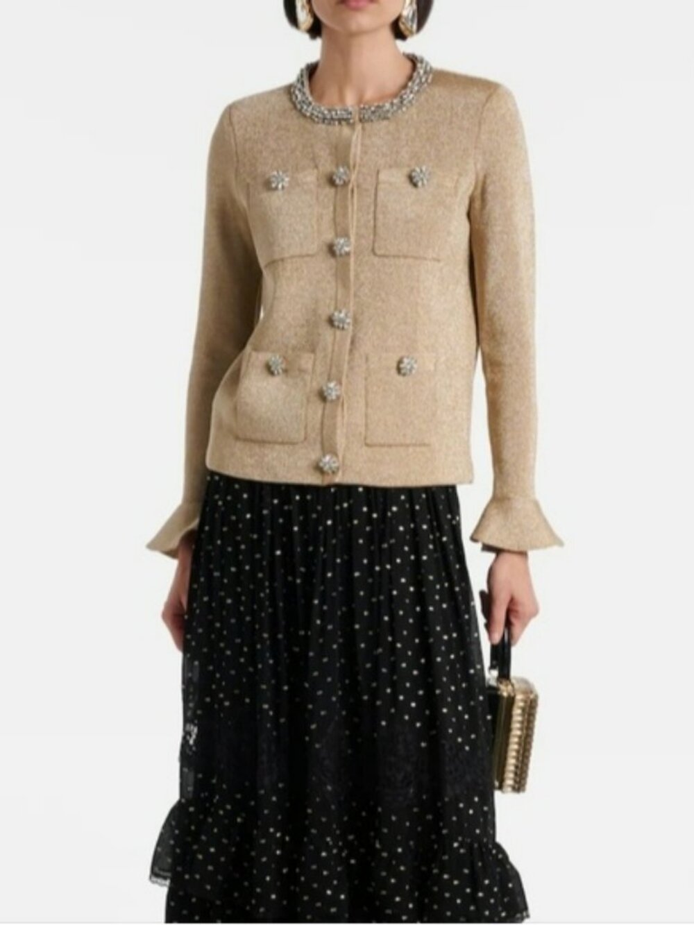 Self-Portrait Embellished cardigan
